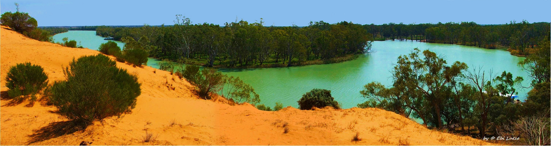 * The big Bend of the Murray River *