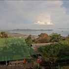 ... the big buddha of phuket: ein blick zur blauen stunde auf die andamanensee ...