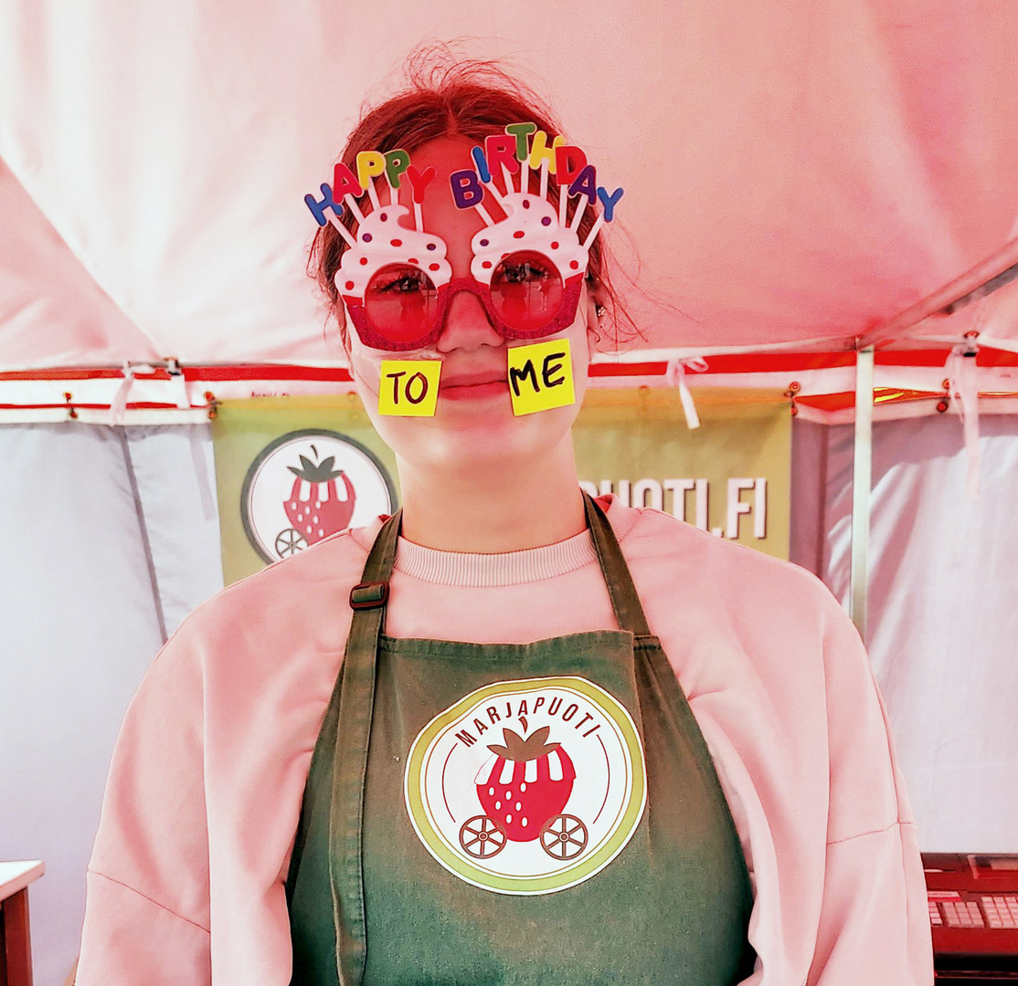 The birthday of market square seller