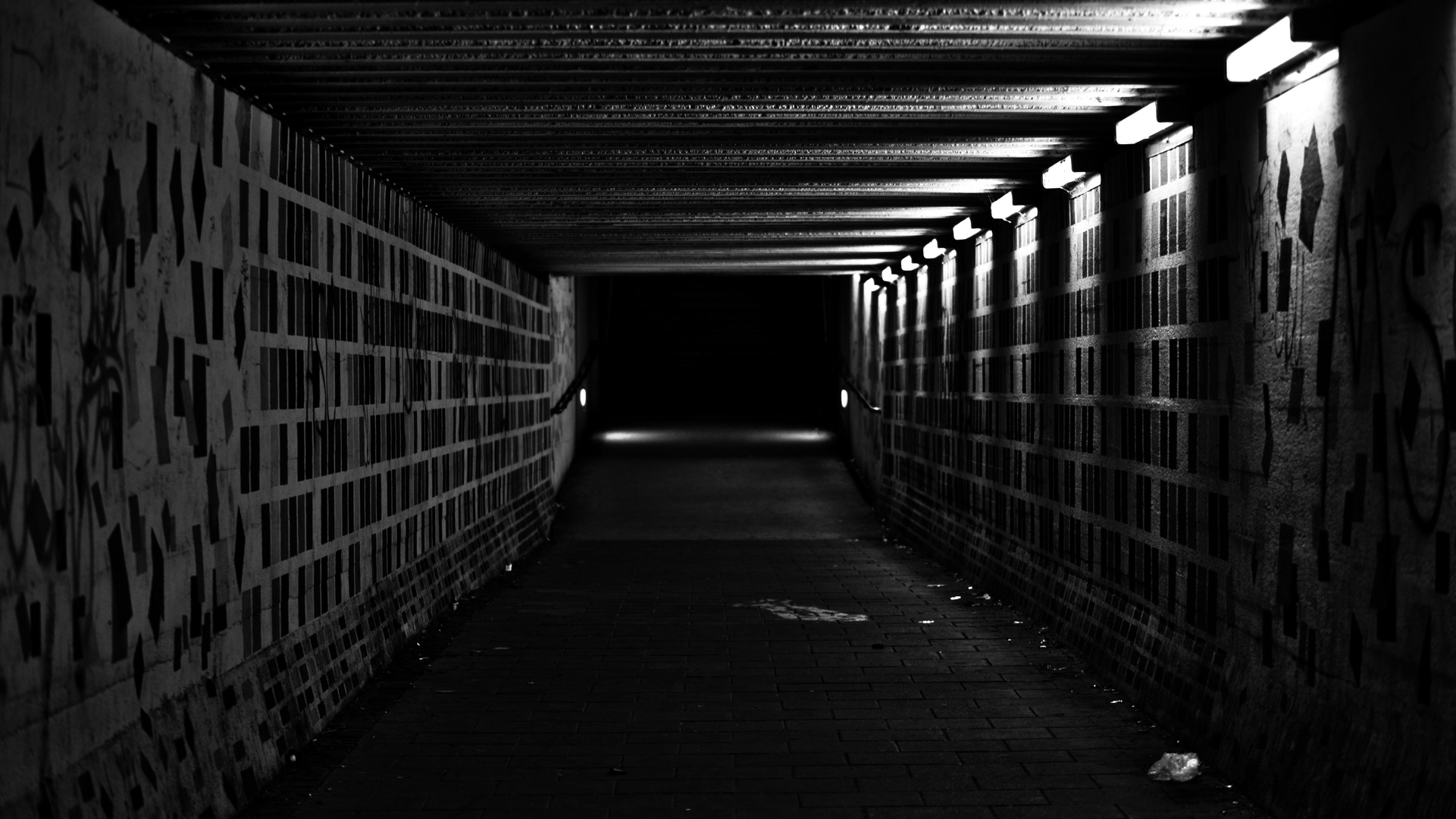 THE BLACK AND WHITE UNDERPASS