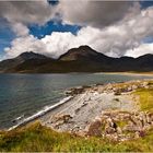 [ The Black Cuillins & the small Cottage ]