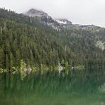 The Black Lake in Durmitor National Park. Montenegro.