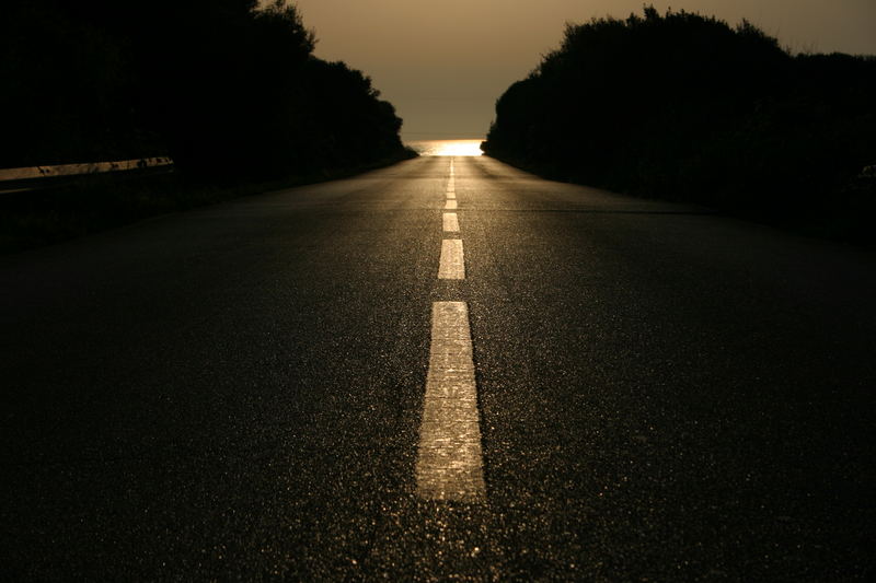 the black road