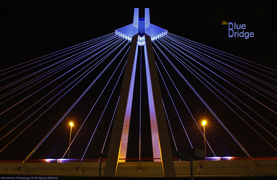 the Blue Bridge