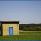 The blue door