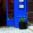 the blue door