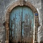 The blue door