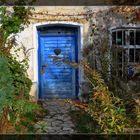 The blue door