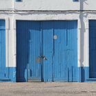 "The Blue Doors in Olhão"