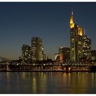 The blue Hour in Mainhatten