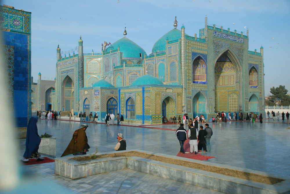 The Blue Mosque of Mazar