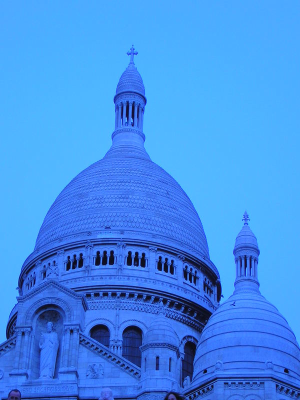 The blue Sacré Coeur