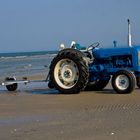 The blue tractor