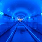 the blue tunnel