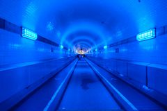 the blue tunnel