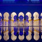 The Blue version of Sheikh Zayed-Mosque Abu Dhabi