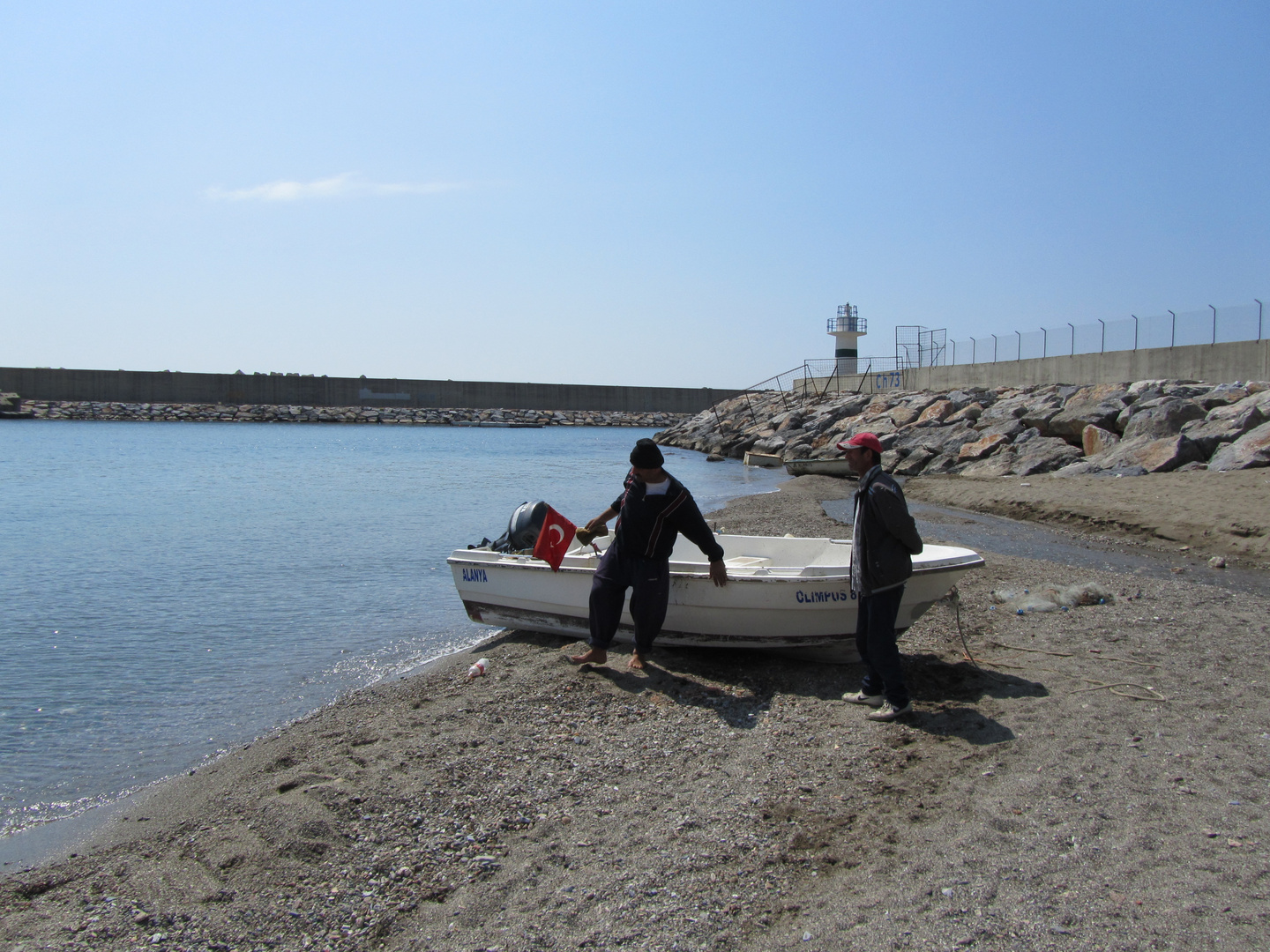 The boat and Man Waiting