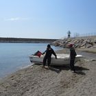 The boat and Man Waiting