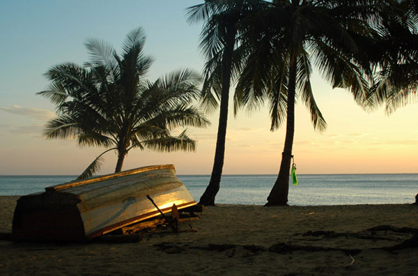 The boat. Coh Chang island.