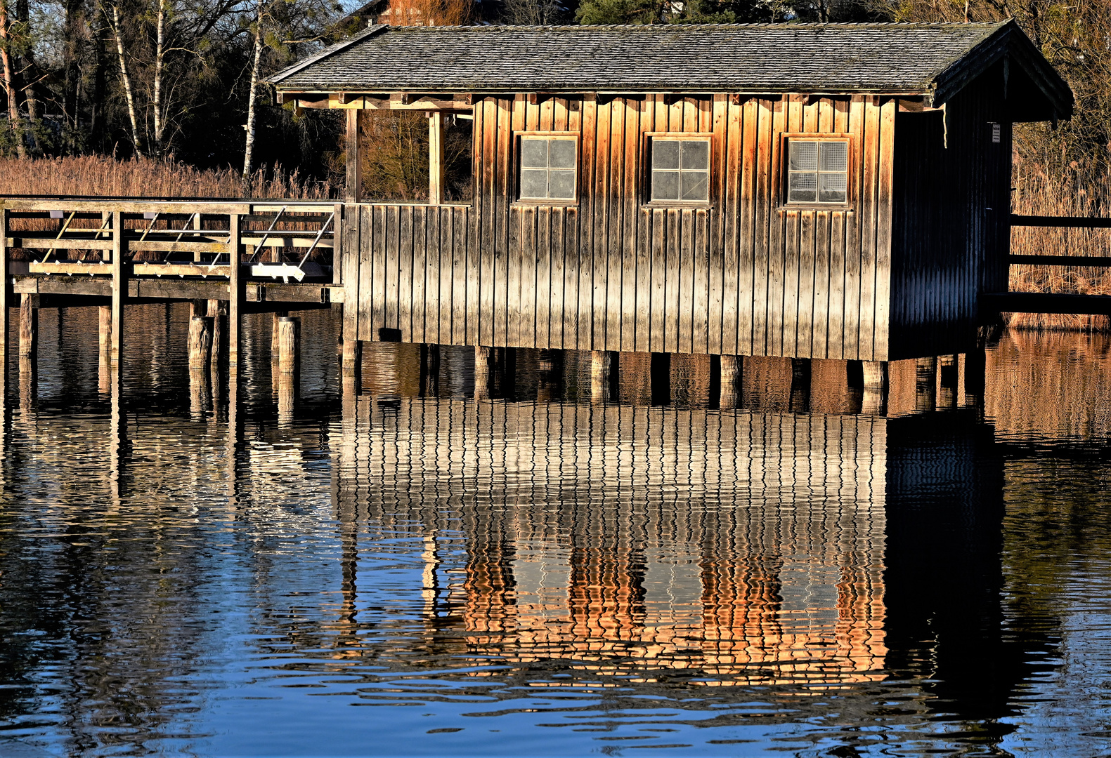 The boathouse