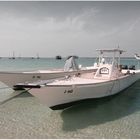 The boats by the Jumeirah beach