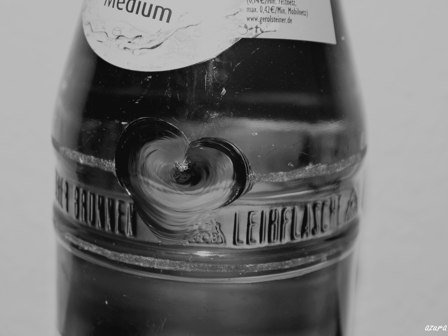the bottle with the heart