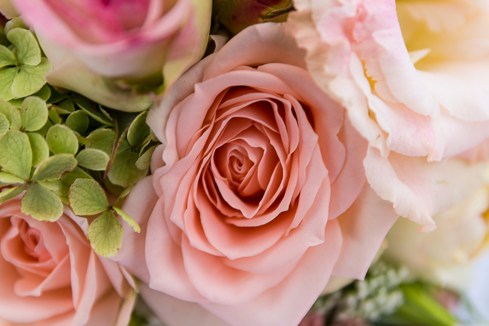 The bouquet of the bride