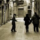 The boy, his mum and his sister