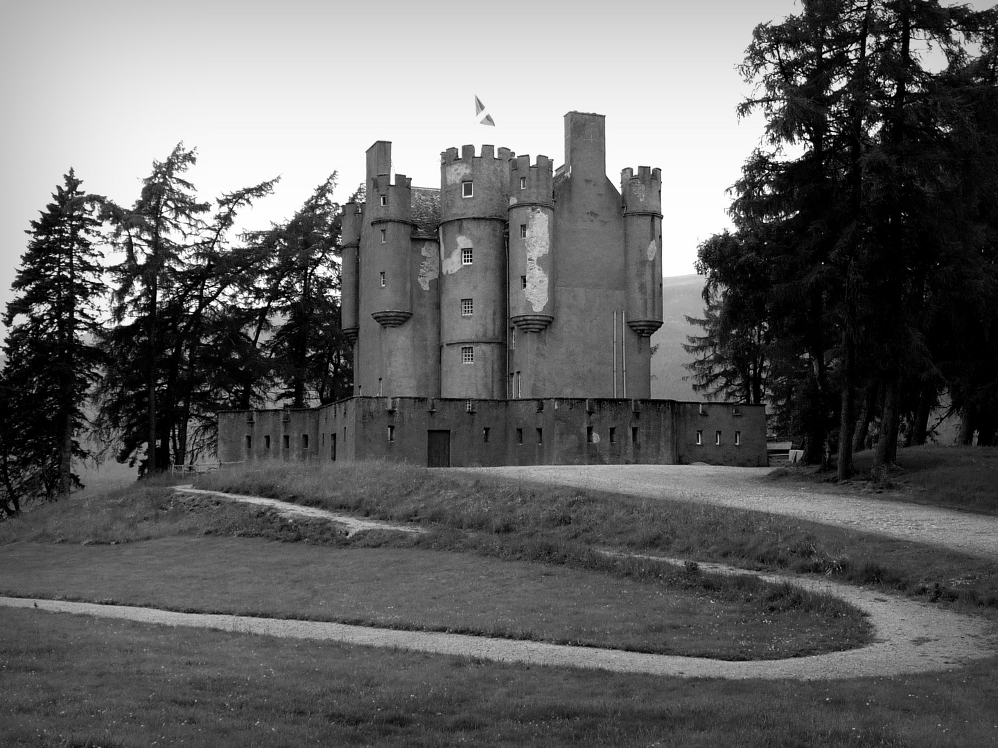 The Braemar Castle in Scotland