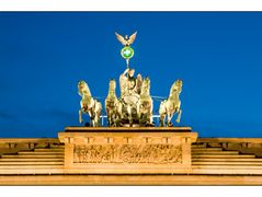 The Brandenburg Gate - during the blue hour