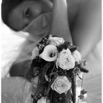 the bride and her bouquet