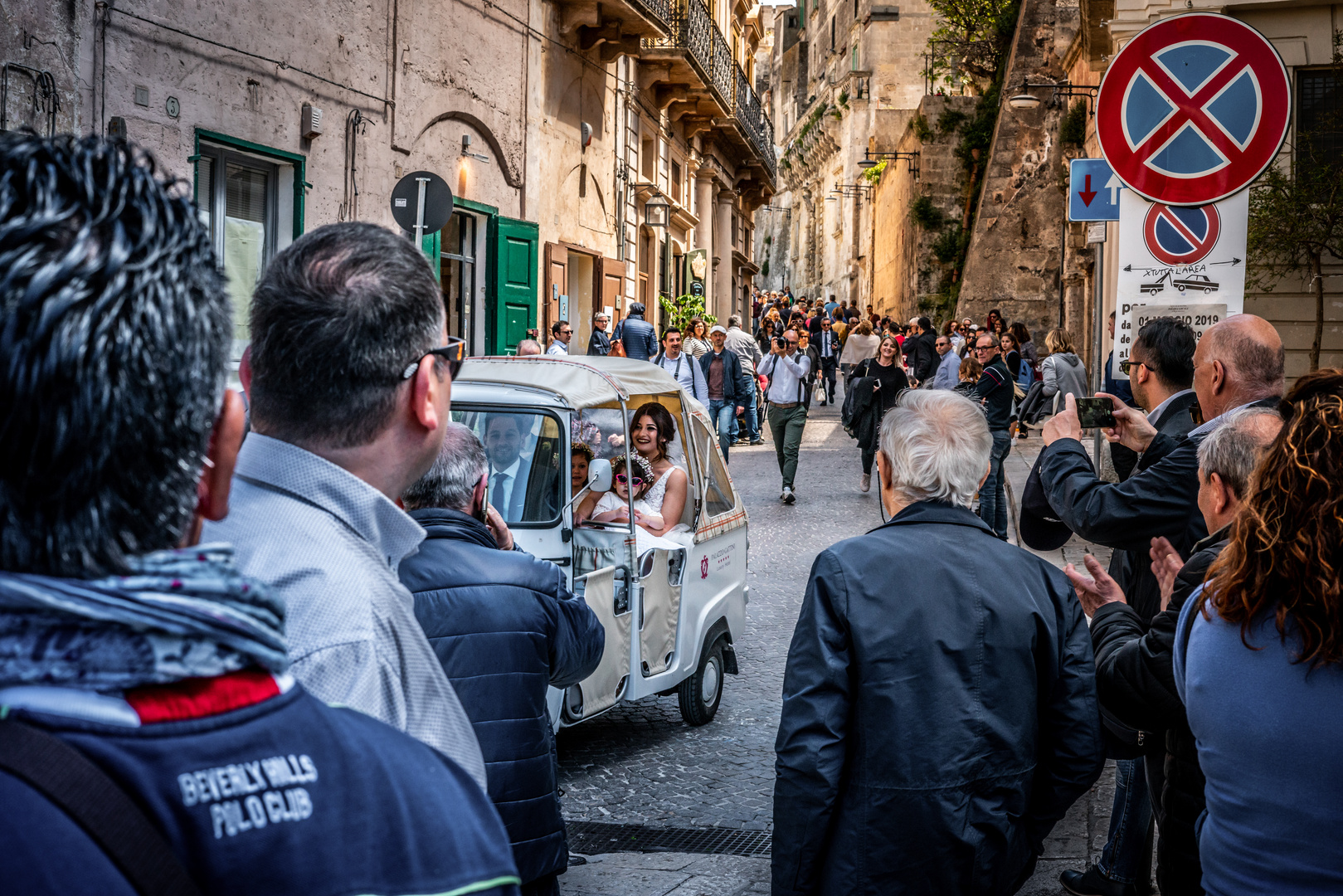 The bride procession 