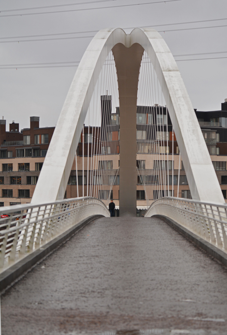 The bridge "Isännän silta" to Kalasatama