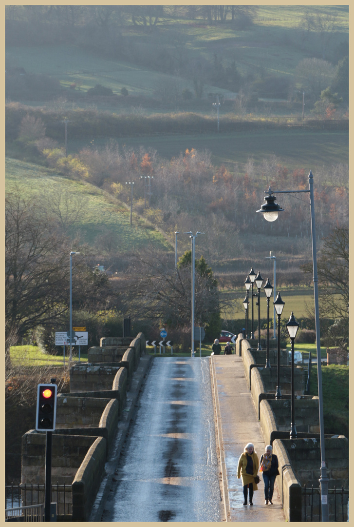 the bridge over the tyne at corbridge