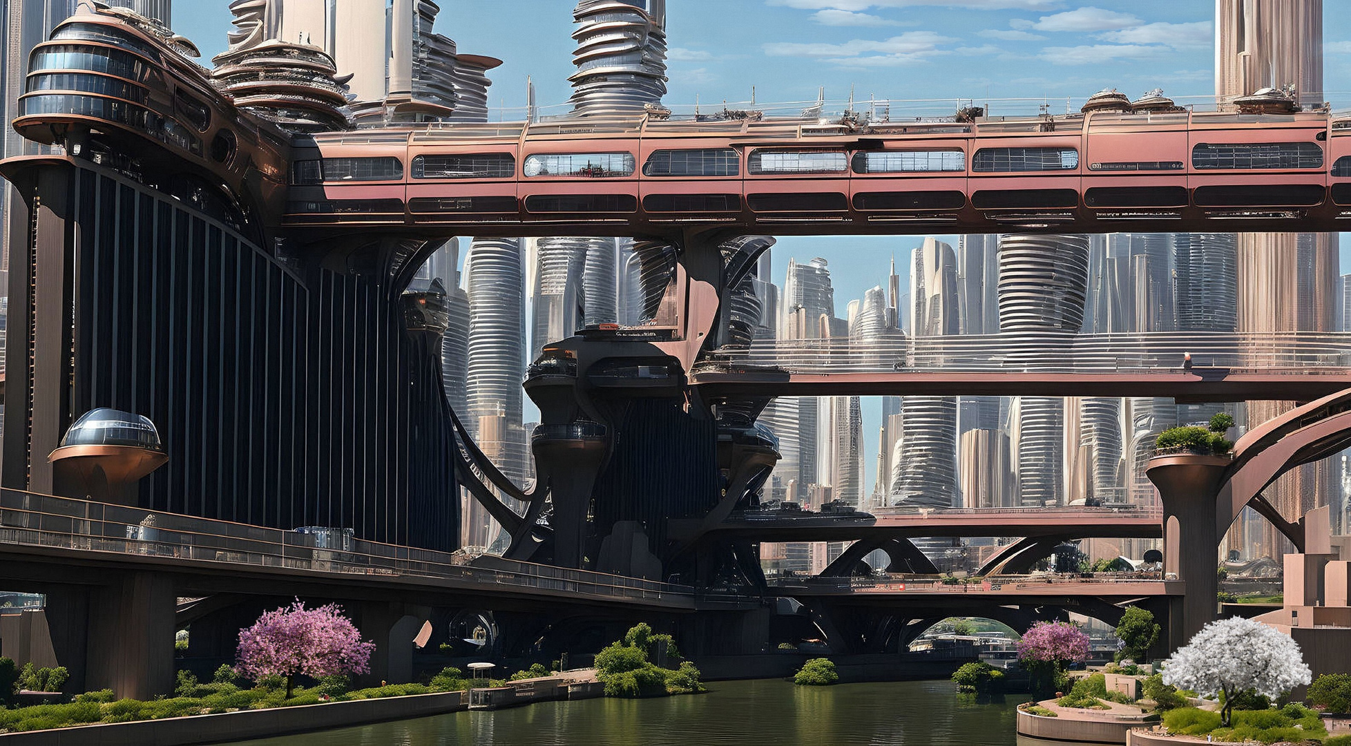 The Bridges of a big City