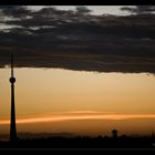 The Brixton Tower at sunset