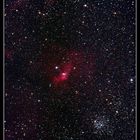 The Bubble Nebula meets M52