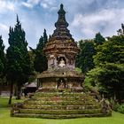 The Buddhist stupa in Ulun Danu Beratan