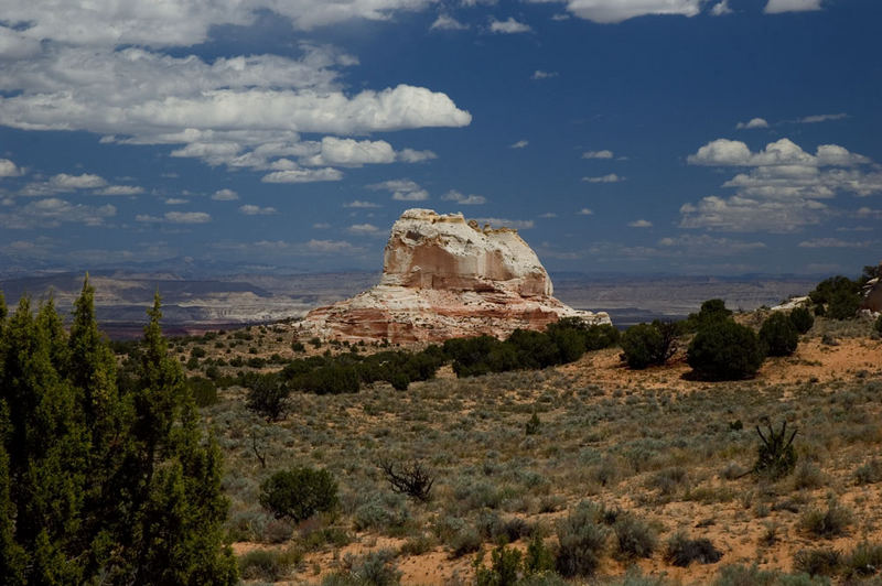 The butte named white pocket