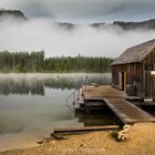 The cabin on the lake is a unique and wonderful place