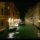 The Canals of venice at night