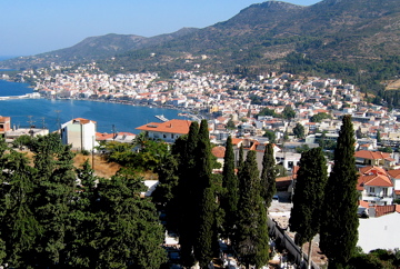 the capital of the isle of Samos : Samos