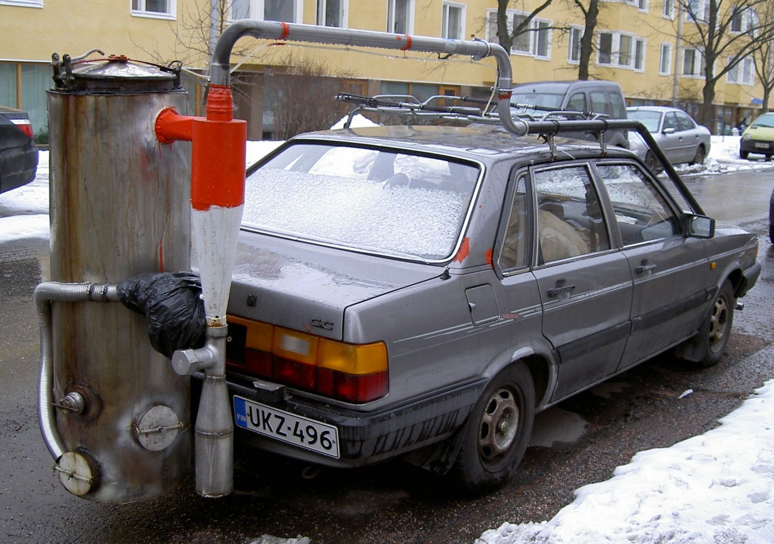 The carbon monoxide on energy source for Audi