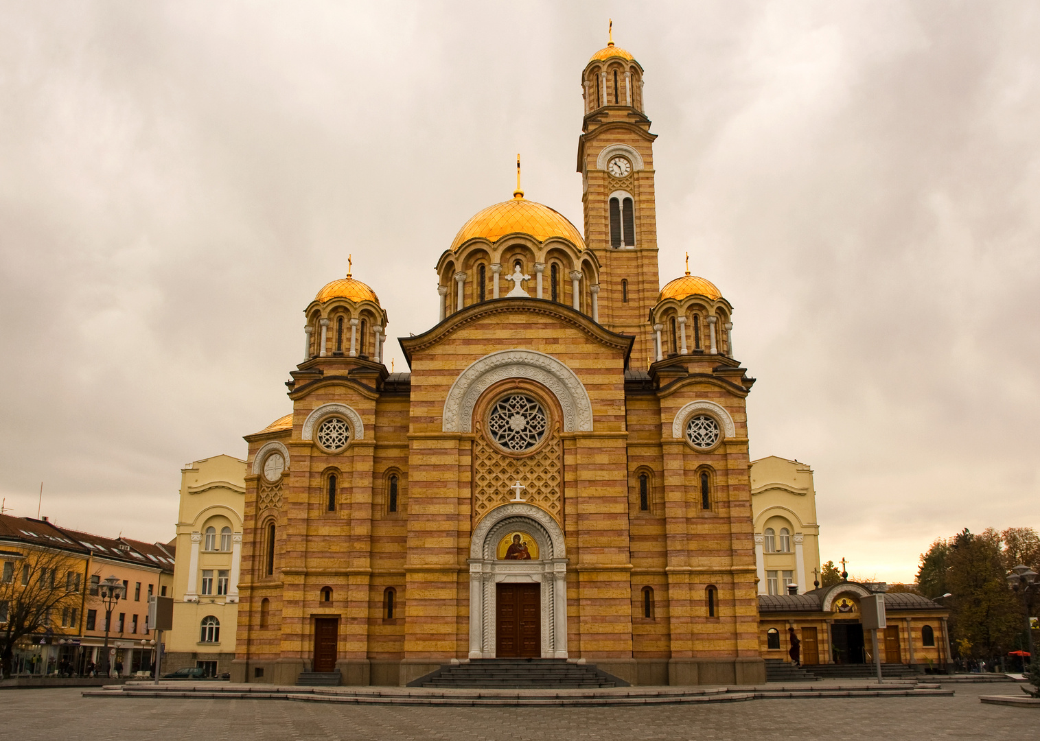 The Cathedral of Banja Luka in winter