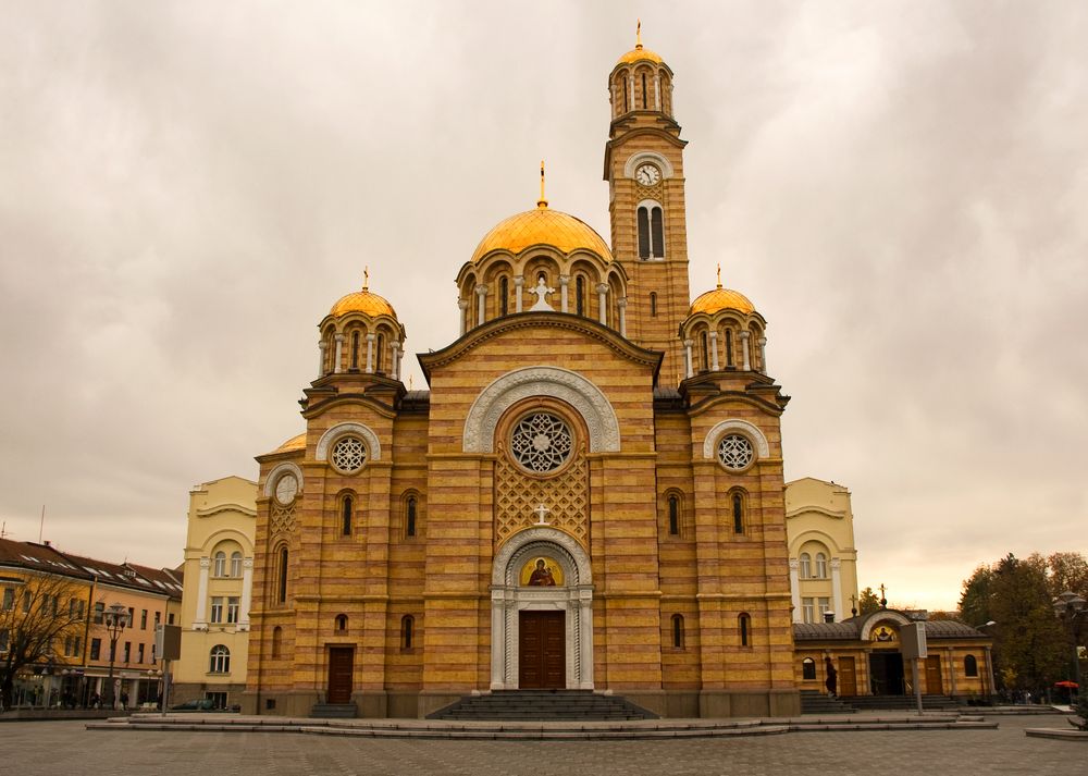 The Cathedral of Banja Luka in winter