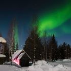 The chapel and the northern light