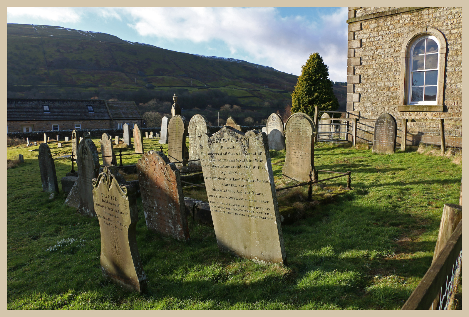 the chapel cemetery at gunnerside