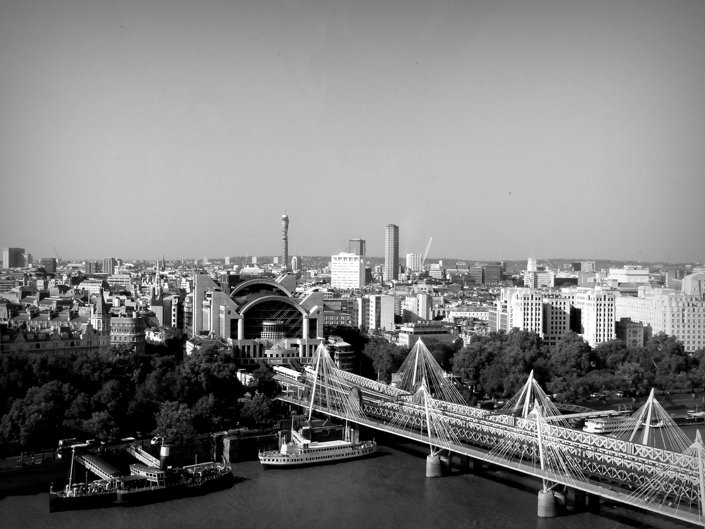 The Charing Cross Station In London