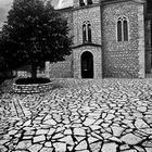 The church and the tree.