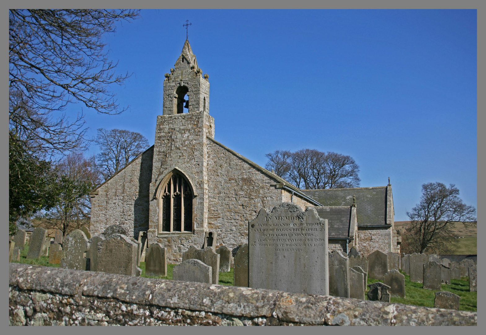 the church at Elsdon in Northumberland